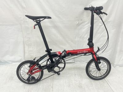DAHON K3 14インチ 折りたたみ 自転車 1×3 3段階切り替え レッド×マットブラック ダホン