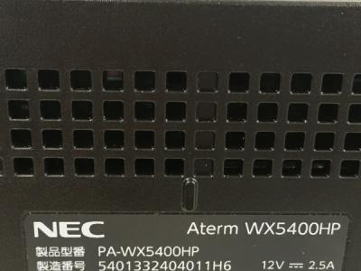新品NEC PA-WX5400HP BLACK-