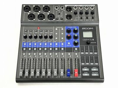 ZOOM LiveTrak L-8 デジタルミキサー 8ch ズーム 音響 ケース付き