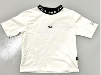 FILA フィラ 半袖 Tシャツ ホワイト トップス ワンポイント 子供服