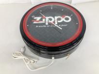 Zippo 直径約50cm ネオン 壁掛け 時計 アナログ 家電