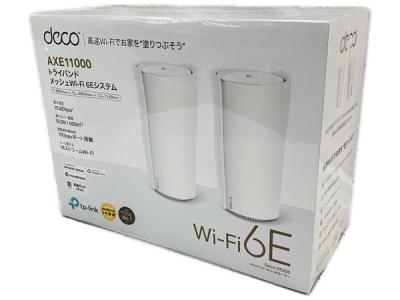 TP-Link Deco XE200 2-Pack Wi-Fiルーター トライバンド メッシュ Wi-Fi 6Eシステム ティーピーリンク 家電