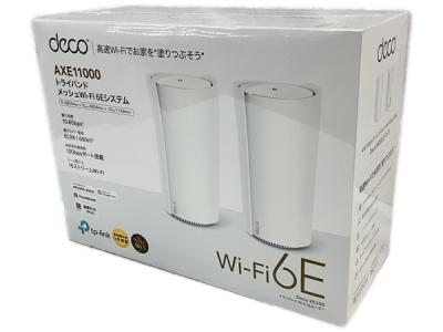 TP-Link Deco XE200 2-Pack Wi-Fiルーター トライバンド メッシュ Wi-Fi 6Eシステム ティーピーリンク 家電