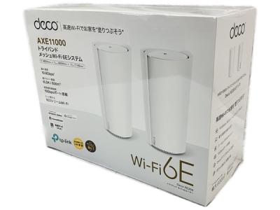 TP-Link Deco XE200 2-Pack Wi-Fiルーター トライバンド メッシュ Wi-Fi 6Eシステム ティーピーリンク 家電