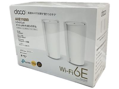 TP-Link Deco XE200 2-Pack Wi-Fiルーター トライバンド メッシュ Wi-Fi 6Eシステム ティーピーリンク 家電