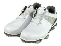 FOOT JOY 55413J TOUR X 27cm ゴルフシューズ ホワイト×ブラック系 靴 メンズ フットジョイ