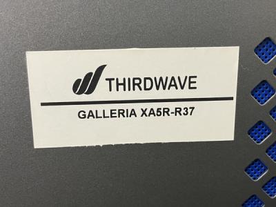Thirdwave Corporation GALLERIA XA5R-R37(デスクトップパソコン)の