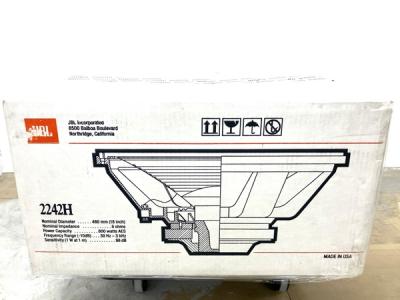 JBL 2242H コーン型 ウーファー ユニット46cm ペア SVGシリーズ 楽器 パーツ・アクセサリー スピーカー
