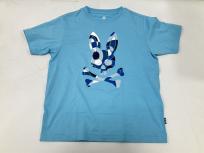 Psycho Bunny サイコバニー Tシャツ ブルー 青 キッズ 7~8才 120 Sサイズ