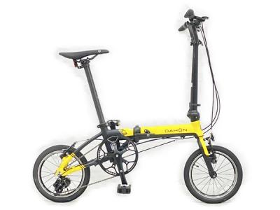 DAHON K3 14インチ 折りたたみ 自転車 1×3 3段階切り替え レッド×マットブラック ダホン