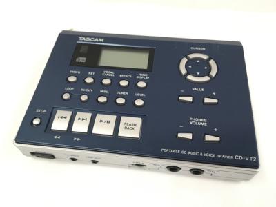 TASCAM ポータブルCDプレーヤー CD-VT2 トレーナー