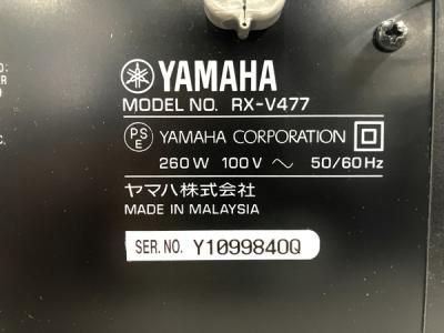 YAMAHA ヤマハ RX-V477 AVレシーバー アンプ 音響機材 B8214551-