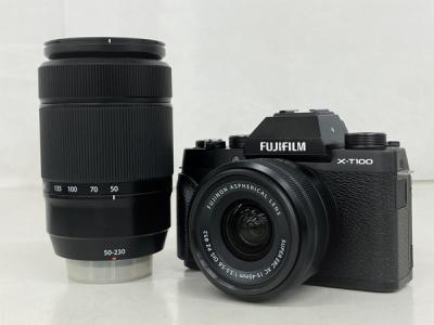 FUJIFILM X-T100 ダブル ズーム キット ミラーレス 一眼 カメラ 富士フィルム
