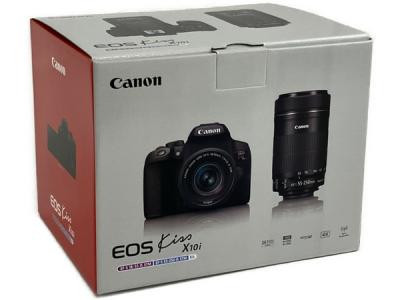 Canon EOS Kiss X10i 一眼レフ カメラ 18-55mm 55-250mm ダブル ズーム キット レンズ キヤノン