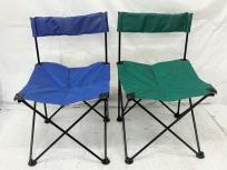 ACTUS 折畳 椅子 チェア キャンプ アウトドア 用品 2脚 セット