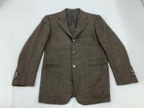 Ermenegildo Zegna エルメネジルド ゼニア テーラードジャケット ブレザー カシミヤ 100% イタリア製 ブラウン 茶色