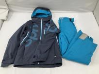 DESCENTE デサント S.I.O CONCEPT スキーウエア 上下セット Mサイズ ブルー