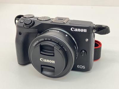 Canon キヤノン ミラーレス一眼 EOS M3 ダブルレンズキット デジタル カメラ ブラック