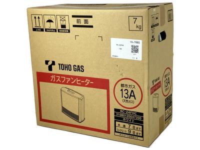 東邦ガス RC-41FHD ホワイト 13A都市ガス用 都市ガスファンヒーター