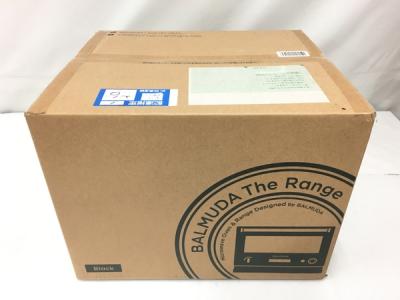 バルミューダ 18L フラット庫内オーブンレンジ BALMUDA The Range K04A-BK(ブラック)