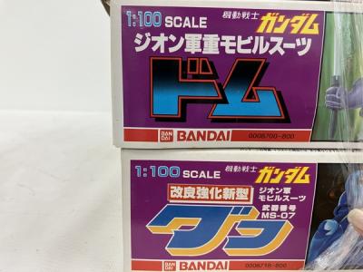 BANDAI 機動戦士ガンダム ジム ガンダム ドム グフ おまとめ 4点