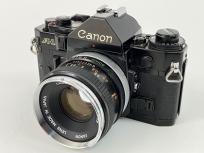 Canon A-1 ボディ FD 50mm F:1.8 レンズ セット モータードライブ付き フィルム カメラ キャノン