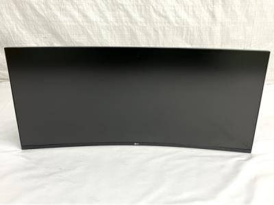 LGエレクトロニクス 35WN75C 35インチ 曲面型 モニター スピーカー搭載 2020年製 湾曲 ディスプレイ PC周辺機器