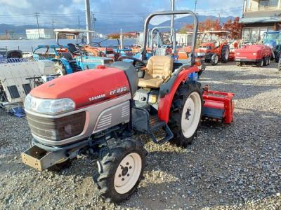 1位受賞セール佐賀県発 ヤンマー EF220 パワステ 自動水平 倍速 逆転PTO トラクター 20馬力 4WD 394h ER214M 農機具