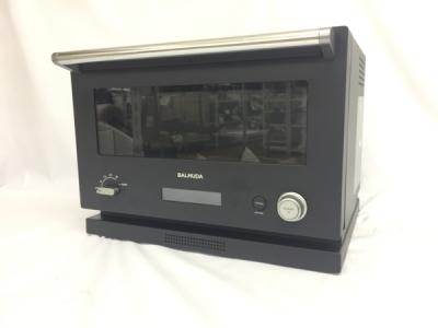 バルミューダ 18L フラット庫内オーブンレンジ BALMUDA The Range K04A-BK(ブラック)