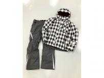 Phenix フェニックス DIGENITE THERMO スキーウェア パーカー ジャケット パンツ 上下セット ホワイト チェック グレー