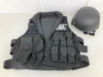 SWAT タクティカルベスト ヘルメット付き トイ サバゲー
