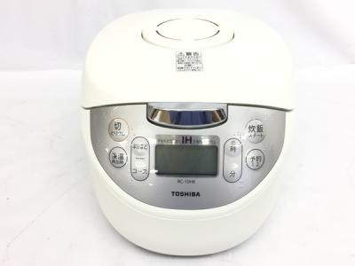 TOSHIBA 東芝 IH ジャー 炊飯器 RC-10HK 5.5合炊き 2017年製 ホワイト 家電