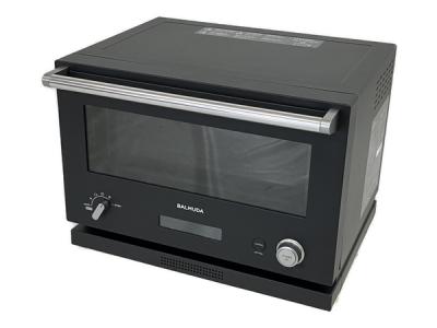 バルミューダ 18L フラット庫内オーブンレンジ BALMUDA The Range K04A-BK(ブラック)