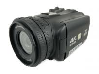 ASMEIR ビデオカメラ 4K 60FPS64.0MP YouTubeカメラ CL-100R ビデオライト付き