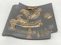 古代瓦 甍 鳥 縁起物 陶磁器 置物 インテリア 飾