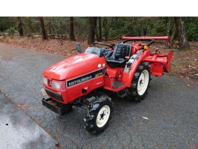 決算セール長野県発 三菱 MT165 トラクター 710H 16馬力 MAC 自動水平 ロータリー AFRP1306S 一部動作不備 直