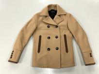 JACKROSE ジャックローズ ジャケットコート ダブルジャケット 一部牛革 アウター ベージュ メンズ