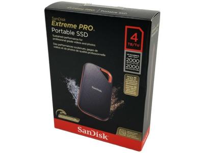 SanDisk Extreme PRO Portable SSD 外付け 4TB エクストリームプロ ポータブルSSD