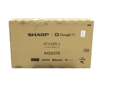 SHARP AQUOS 4T-C42FL1 4K 液晶テレビ Google TV 搭載 シャープ アクオス 家電