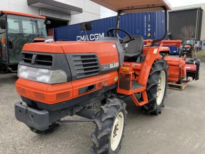 クボタ GL220 BSMARP トラクター 22馬力 4WD パワステ 倍速 自動水平 ロータリー 直