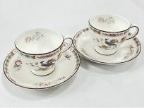 WEDGWOOD ウェッジウッド クタニクレーン ティーカップソーサー 2客セット 食器