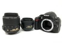 Nikon D3100 ボディ ダブル レンズ セット デジタル 一眼レフ カメラ 趣味 撮影の買取