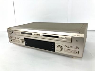 SONY MDS-W1  ダブル　MDデッキ　リモコン付き Sony MDS-W1 MD Mini Disc Deck Double Player Recorder Tested