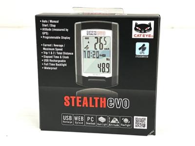 CATEYE STEALTH EVO CC-GL11 キャットアイ ワイヤレス サイコン 自転車 サイクルコンピューター
