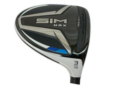 TaylorMade Sim MAX VSTEEL フェアウェイウッド 3番手 15° テーラーメイド ゴルフ 趣味