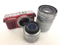OLYMPUS PEN mini E-PM2 ミラーレス 一眼レフ カメラ 14-42mm 40-150mm レンズ ダブルズームキット オリンパスの買取