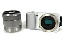 SONY NEX-3 α デジタル ミラーレス 一眼 カメラ SEL1855 f3.5-5.6 18-55mm OSS レンズ セット ソニー 撮影の買取