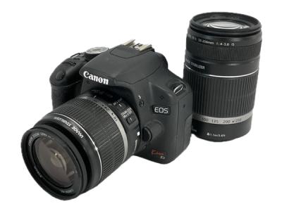 Canon EOS Kiss X3 ダブル ズーム キット キヤノン 18-55 55-250 デジタル カメラ