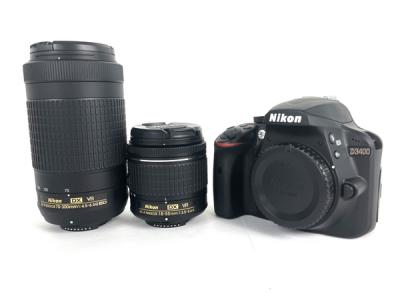 Nikon D3400 ダブルズームキット デジタル 一眼レフ カメラ ブラック