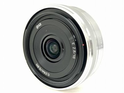 SONY ソニー E 16mm F2.8 SEL16F28 カメラ レンズ α Eマウント用 薄型 広角